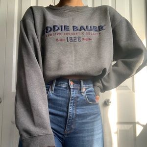 Eddie Bauer crewneck.